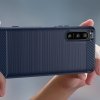 Thunder Case etui Xiaomi Poco M4 5G silikonowy pancerny pokrowiec niebieskie