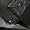 Hybrid Armor Camshield etui iPhone 14 pancerny pokrowiec z osłoną na aparat niebieskie