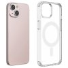 Etui magnetyczne Clear Magnetic Case z MagSafe do iPhone 14  ze srebrnym ringiem - przezroczyste