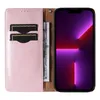 Magnet Strap Case etui Samsung Galaxy S23+ pokrowiec z klapką portfel mini smycz podstawka różowe