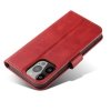 Magnet Case etui Samsung Galaxy S23 Ultra pokrowiec z klapką portfel podstawka czerwone