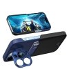 Leather Stand Case etui do iPhone 14 Pro pokrowiec portfel na kartę z podstawką niebieskie