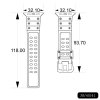 Pasek Strap Triple Protection do Apple Watch 38 / 40 / 41 mm opaska bransoleta - zielony
