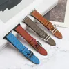 Pasek skórzany Strap Leather do Apple Watch 38 / 40 / 41 mm opaska bransoleta - czerwony