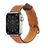 Pasek skórzany Strap Leather do Apple Watch 42 / 44 / 45 / 49 mm opaska bransoleta - brązowy