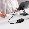Ładowarka sieciowa GaN5 Baseus CCGP110201 67W HUB HDMI 2x USB-C / USB-A / HDMI 4K 30Hz 1,5m - czarna + kabel USB-C - USB-C 100W 
