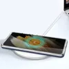 Clear 3in1 etui do Samsung Galaxy S23 Ultra silikonowy pokrowiec z ramką niebieskie