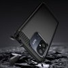 Carbon Case etui do Xiaomi Redmi 11A / Poco C55 / Redmi 12C elastyczny silikonowy karbonowy pokrowiec czarne