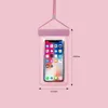 Wodoodporne etui na telefon 8,5 na basen, plażę czarny