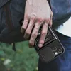 Pancerne etui z podstawką i osłoną aparatu do iPhone 15 Plus Hybrid Armor Camshield - różowe