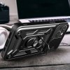 Pancerne etui z podstawką i osłoną aparatu do iPhone 15 Plus Hybrid Armor Camshield - niebieskie