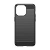 Elastyczne etui wzór karbon do iPhone 15 Pro Max Carbon Case - niebieskie