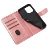 Etui portfel z klapką podstawką do iPhone 15 Pro Magnet Case - różowe