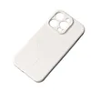 Silikonowe magnetyczne etui iPhone 13 Pro Silicone Case Magsafe - beżowe