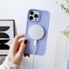 Magnetyczne etui z MagSafe Color Matte Case do iPhone 15 Plus - zielone