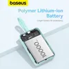 Powerbank Baseus Magnetic Mini MagSafe 10000mAh 30W z wbudowanym kablem USB-C - niebieski + kabel Baseus Simple Series USB-C - U