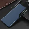 Etui Eco Leather View Case do Xiaomi POCO C65 / Redmi 13C z klapką - niebieskie