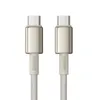 Kabel Baseus Tungsten Gold USB-C / USB-C 100W 2m - złoty