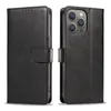 Etui Leather Book Case na iPhone 16 Pro - czarne