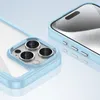 Etui Outer Space Case z żelową ramką do iPhone 16 Pro Max - niebieskie