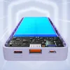 Powerbank Baseus Airpow 20W 20000mAh z kablem Baseus Simple Series USB-A - USB-C 50 cm - fioletowy