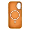 Etui Wozinsky Fashion Case z MagSafe na Samsung Galaxy S24 FE - pomarańczowe