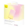 Powerbank Baseus Popsicle 5200mAh 20W z wbudowanym kablem Lightning (+ biały kabel Baseus Simple USB-C - USB-C 60W/20V/3A/30cm) 