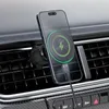 Uchwyt samochodowy Acefast D33 z ładowarką magnetyczną Qi2 15W do kratki nawiewu - czarny