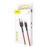 Kabel Baseus Cafule USB-A / Lightning 2.4A QC 3.0 0.5 m - czerwony