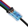 Baseus kabel przewód USB 4w1 2x Lightning / USB Typ C / micro USB w nylonowym oplocie 3.5A 1.2m czarny (CA1T4-A01)
