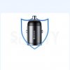Baseus Tiny Star mini inteligentna ładowarka samochodowa USB 30W Quick Charge 3.0 szary (VCHX-A0G)