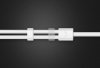 Ugreen kabel przewód rozdzielacz słuchawkowy 3,5 mm mini jack AUX mikrofon 20cm (mikrofon + wyjście stereo) srebrny (30619)