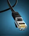 Ugreen kabel przewód internetowy sieciowy Ethernet patchcord RJ45 Cat 6 UTP 1000Mbps 10m czarny (20164)
