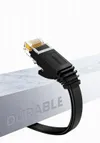 Ugreen kabel przewód internetowy sieciowy Ethernet patchcord RJ45 Cat 6 UTP 1000Mbps 20m czarny (20166)