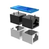 Ugreen złączka sieciowa łącznik kabli sieciowych Ethernet RJ45 10 Gbps czarny (NW114 20390)