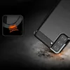 Carbon Case elastyczne etui pokrowiec Samsung Galaxy S21+ 5G (S21 Plus 5G) niebieski