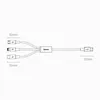 Kabel Baseus Rapid Series 3w1 USB-C - USB-C / Lightning / micro USB 20W PD 1.5m - zielony