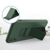 Wozinsky Kickstand Case silikonowe etui z podstawką iPhone XS Max różowe