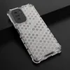 Honeycomb etui pancerny pokrowiec z żelową ramką Xiaomi Redmi K40 Pro+ / K40 Pro / K40 / Poco F3 przezroczysty