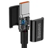 Kabel Baseus CATYS-B01 USB-C - USB-C PD QC FCP 100W 5A 480Mb/s 1m - czarny
