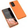 Silicone Case elastyczne silikonowe etui pokrowiec Samsung Galaxy A22 4G niebieski