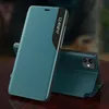 Eco Leather View Case elegancki futerał etui z klapką i funkcją podstawki iPhone 13 Pro czerwony