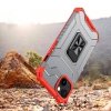 Crystal Ring Case pancerne hybrydowe etui pokrowiec + magnetyczny uchwyt iPhone 13 mini czerwony
