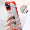 Crystal Ring Case pancerne hybrydowe etui pokrowiec + magnetyczny uchwyt iPhone 13 Pro czerwony