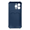 Card Armor Case etui pokrowiec do Xiaomi Redmi 10X 4G / Xiaomi Redmi Note 9 portfel na kartę silikonowe pancerne etui Air Bag gr