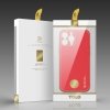 Dux Ducis Yolo eleganckie etui pokrowiec ze skóry ekologicznej iPhone 13 Pro Max czerwony