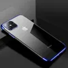 Clear Color case żelowy pokrowiec etui z metaliczną ramką iPhone 13 Pro niebieski