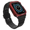 Protect Strap Band opaska z etui do Apple Watch 7 / 6 / 5 / 4 / 3 / 2 / SE (41 / 40 / 38mm) obudowa pancerny pokrowiec na zegare