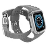 Pasek z etui ochronnym Protect Strap Band do Apple Watch 38 / 40 / 41 mm opaska obudowa pancerna - szary, srebrny