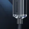 Baseus Crystal Shine Series kabel przewód USB do szybkiego ładowania i transferu danych USB Typ A - Lightning 2,4A 1,2m czarny (